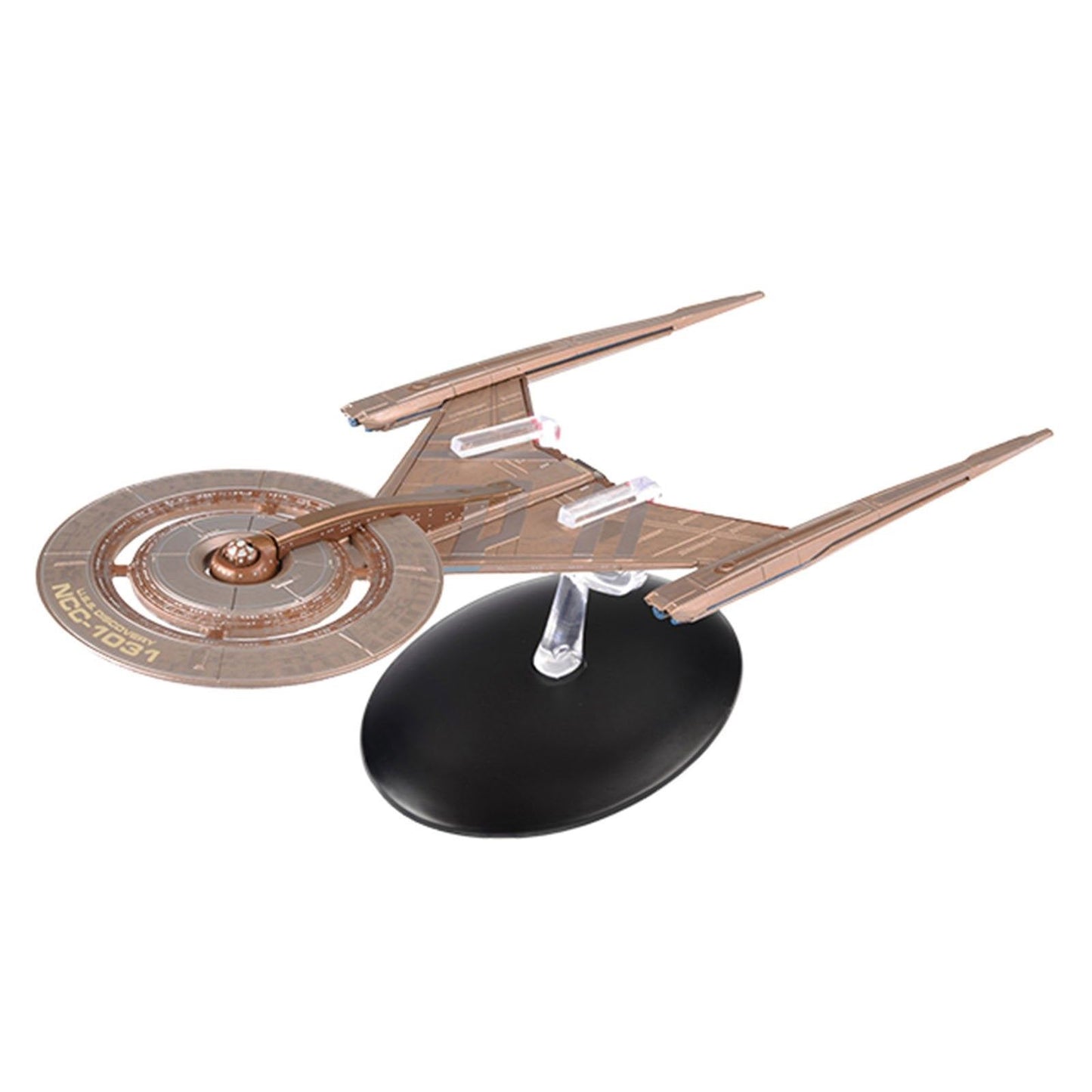 #02 U.S.S. Discovery NCC-1031 (Crossfield class) Starship Die-Cast Model Discovery SSDUK002 (Eaglemoss / Star Trek)