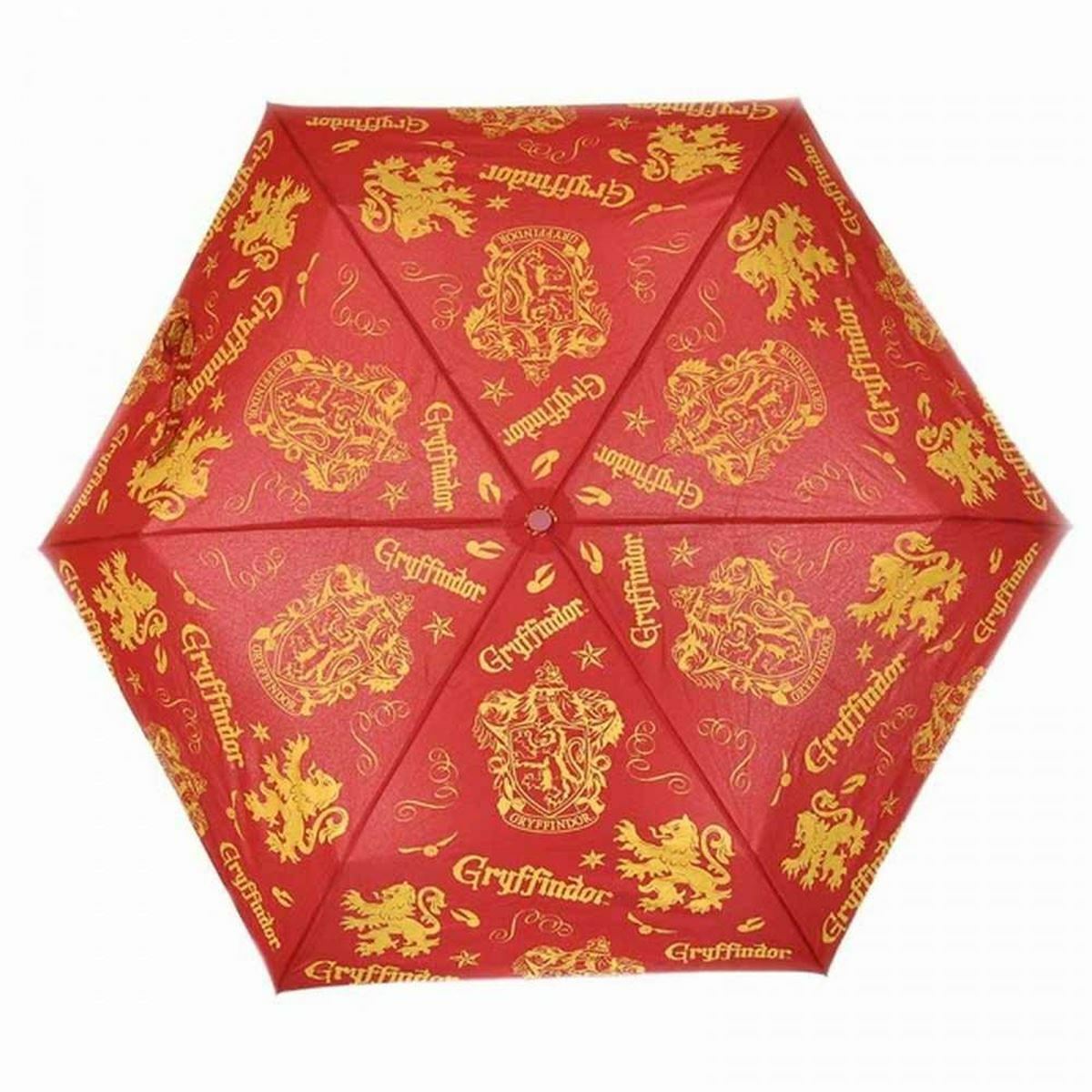 Harry Potter Gryffindor Crest Telescopic Umbrella Brolly House Official