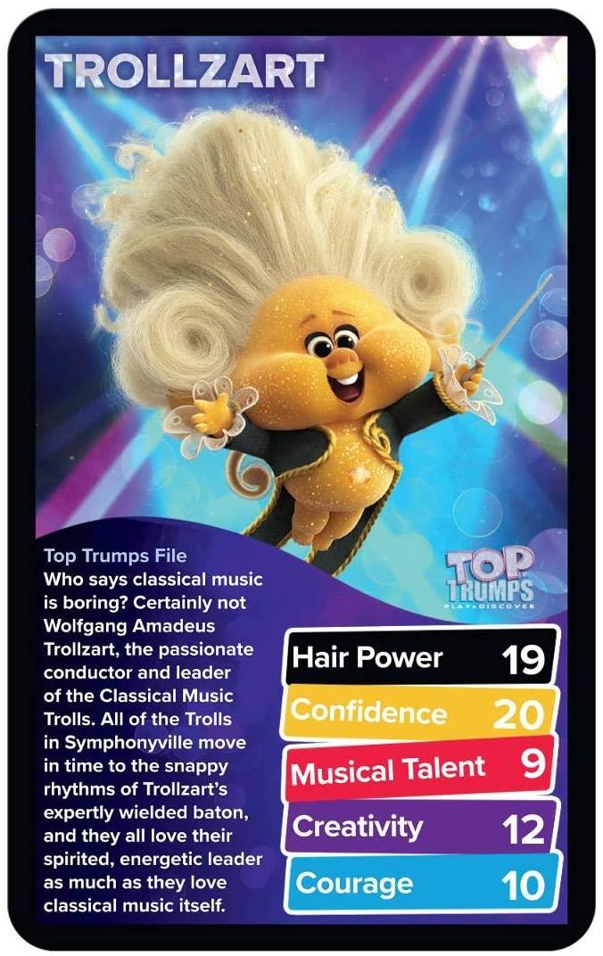 Trolls World Tour Top Trumps Game