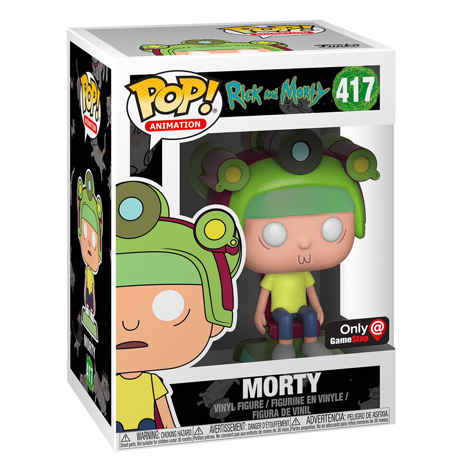 Funko RICK 416 & MORTY 417 POP! Rick and Morty: Blips and Chitz Vinyl Figures [SET]