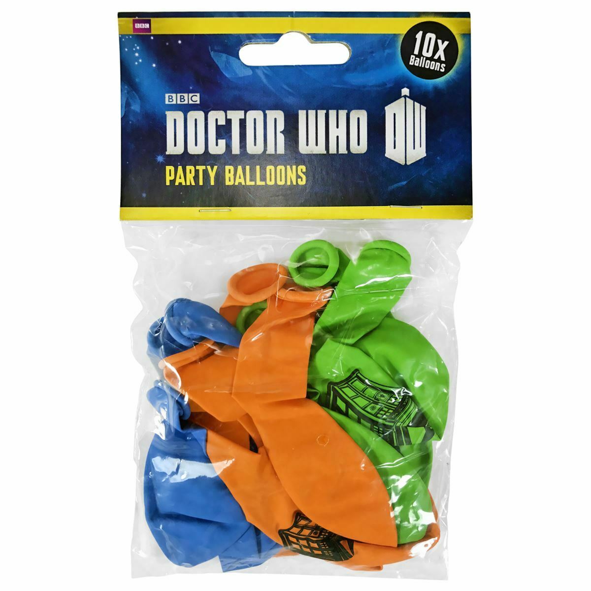 10 PACKS Doctor Who TARDIS Balloons 10 Pack Birthday Party Supplies Official