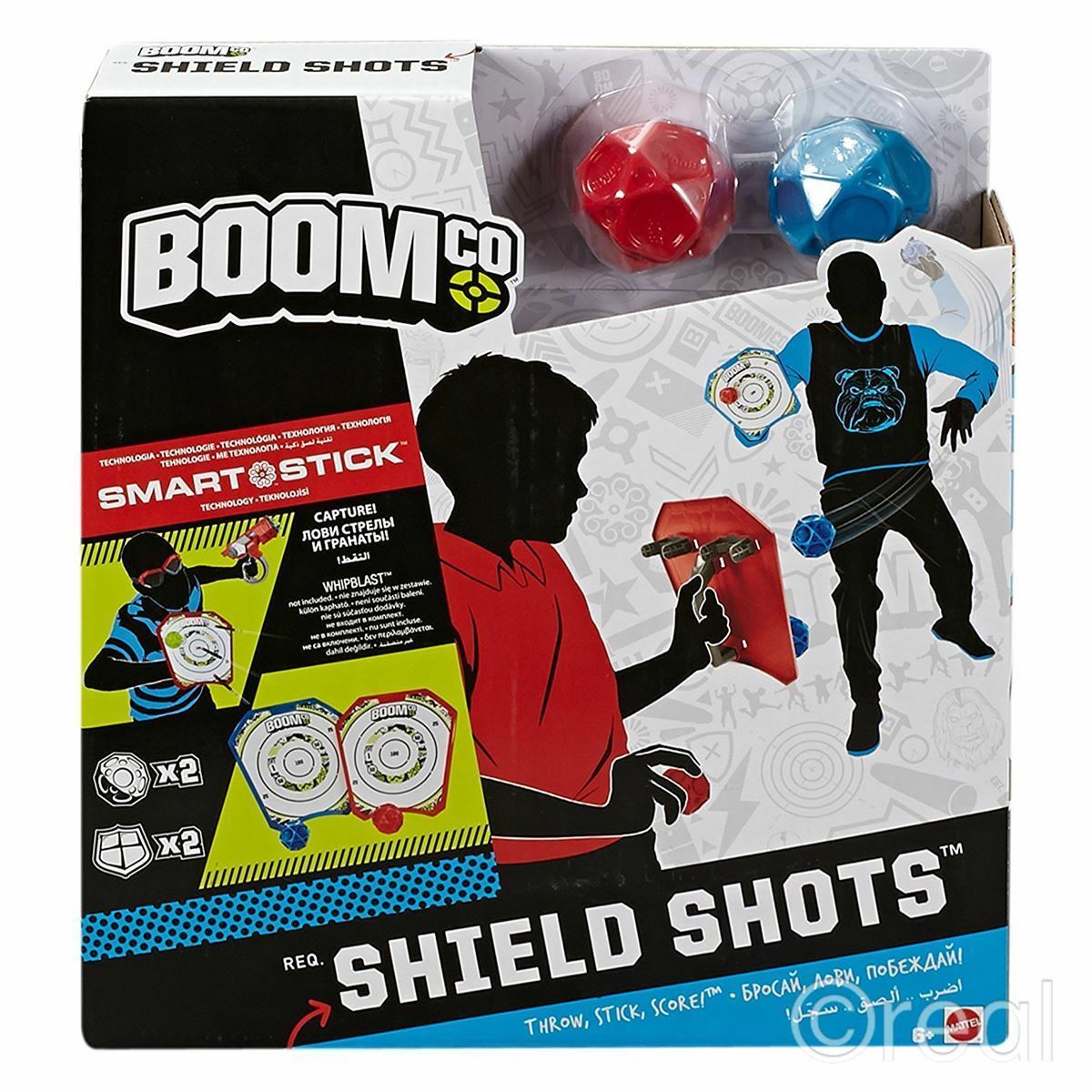 BOOMCO SHIELD SHOTS Set w/ Smart Stick Rounds Outdoor Target Play Official