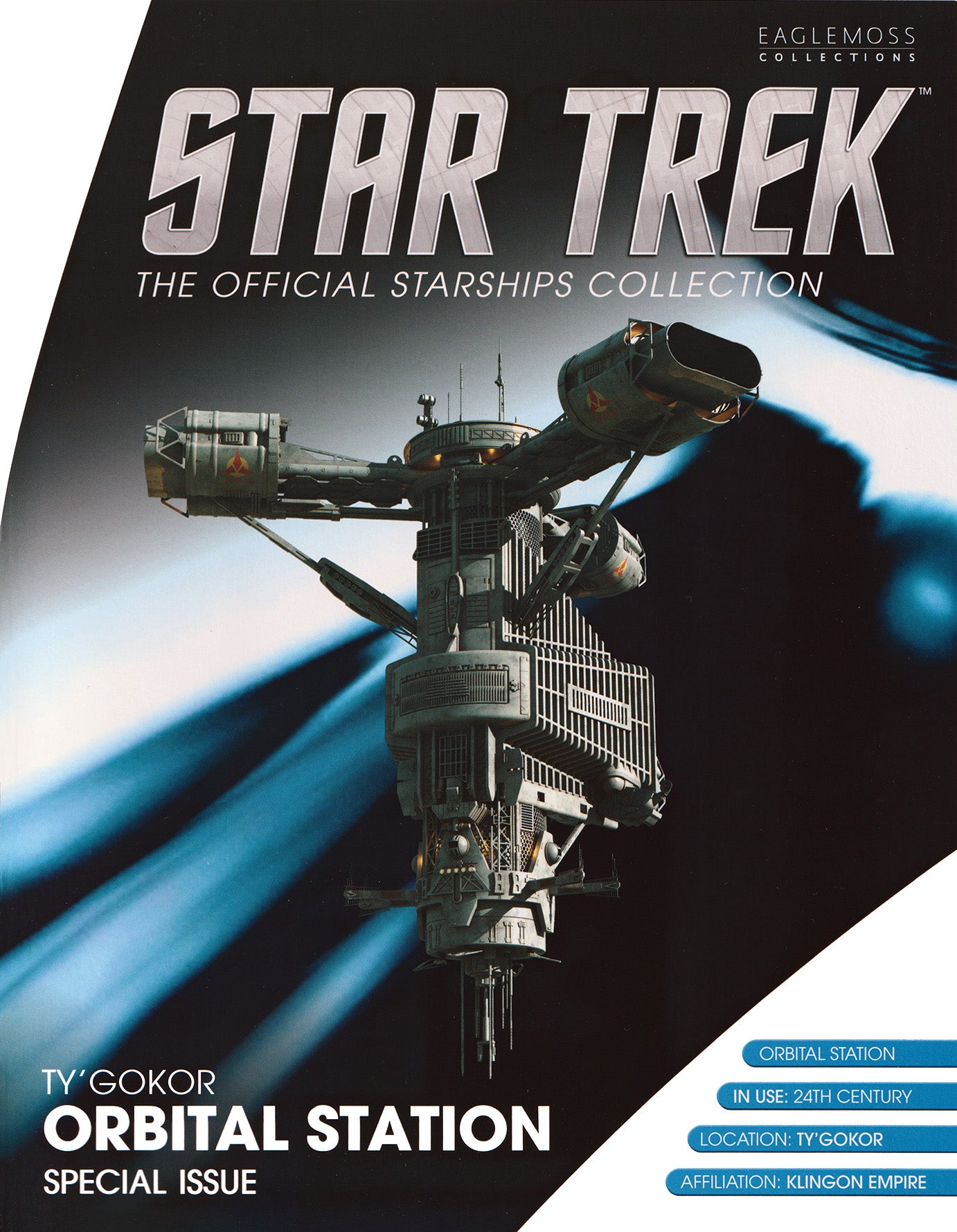 #29 Ty'Gokor Orbital Station FC Model Diecast Ship SPECIAL ISSUE (Eaglemoss / Star Trek)